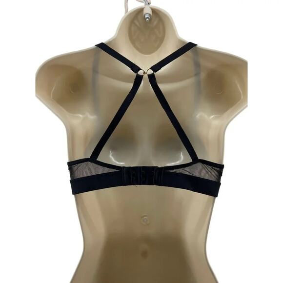 Lively The No-Wire Push Up Bra Lace Lined Opaque Wireless Wirefree 34B - Picture 5 of 5